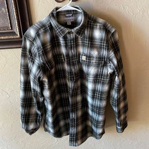 Carhartt heavy flannel button down